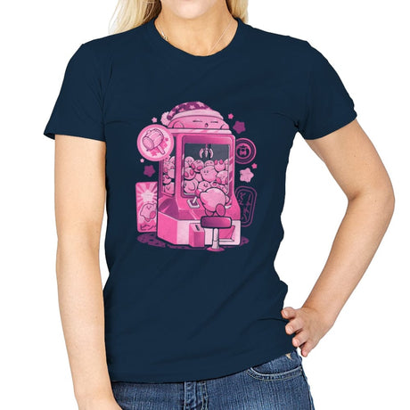 Pink Claw Machine - Womens T-Shirts RIPT Apparel Small / Navy
