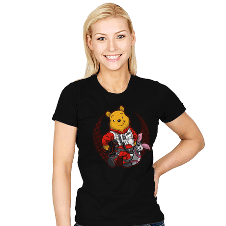 Pooh Dameron - Womens T-Shirts RIPT Apparel