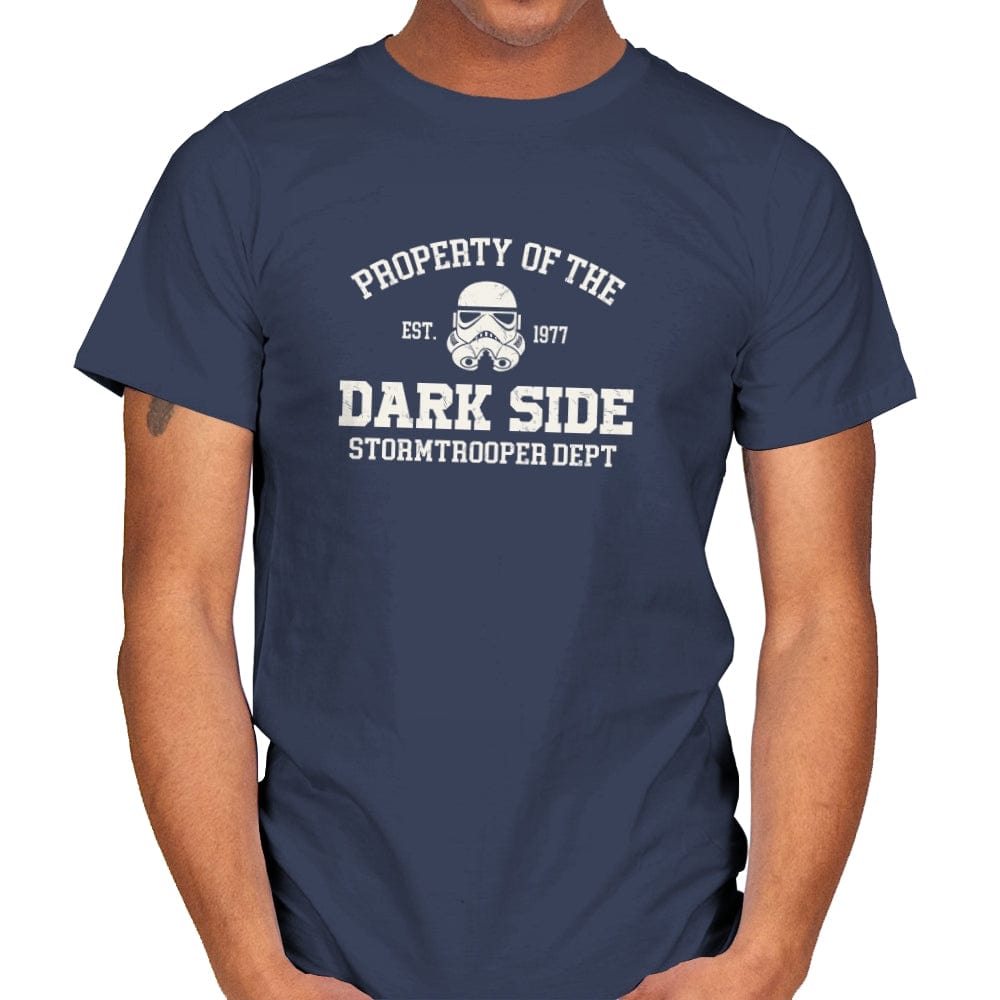 Property of Dark Side - Mens T-Shirts RIPT Apparel Small / Navy