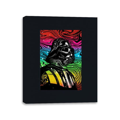 Psychedelic Side of the Force - Canvas Wraps Canvas Wraps RIPT Apparel 11x14 / Black