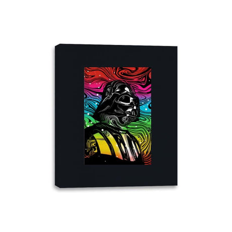 Psychedelic Side of the Force - Canvas Wraps Canvas Wraps RIPT Apparel 8x10 / Black