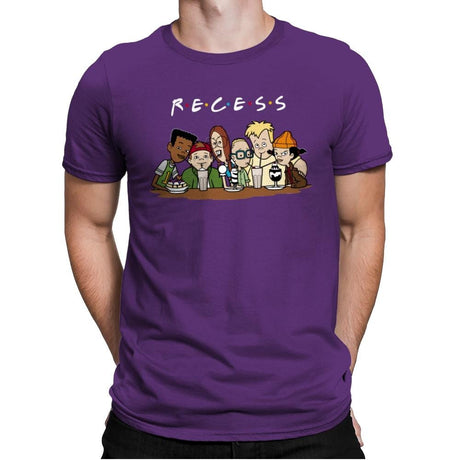 Recess Forever - Mens Premium T-Shirts RIPT Apparel Small / Purple Rush