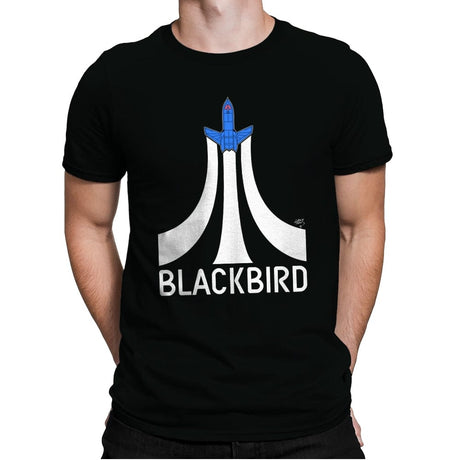 Retro Blackbird - Mens Premium T-Shirts RIPT Apparel Small / Black