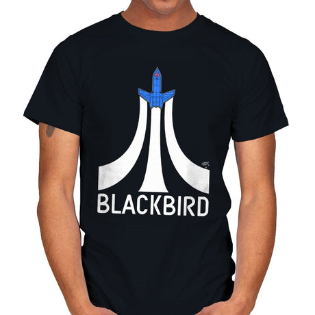 Retro Blackbird - Mens T-Shirts RIPT Apparel Small / Black