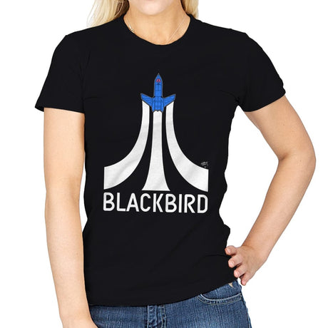 Retro Blackbird - Womens T-Shirts RIPT Apparel Small / Black