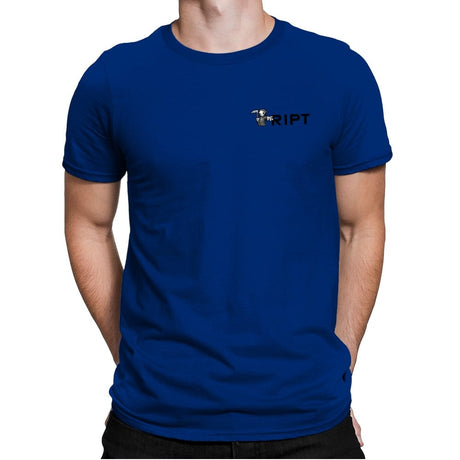RIPT Reaper Chest Logo - Mens Premium T-Shirts RIPT Apparel Small / Royal