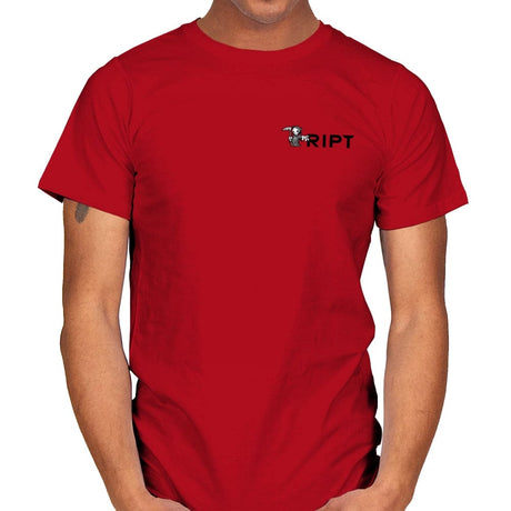 RIPT Reaper Chest Logo - Mens T-Shirts RIPT Apparel Small / Red