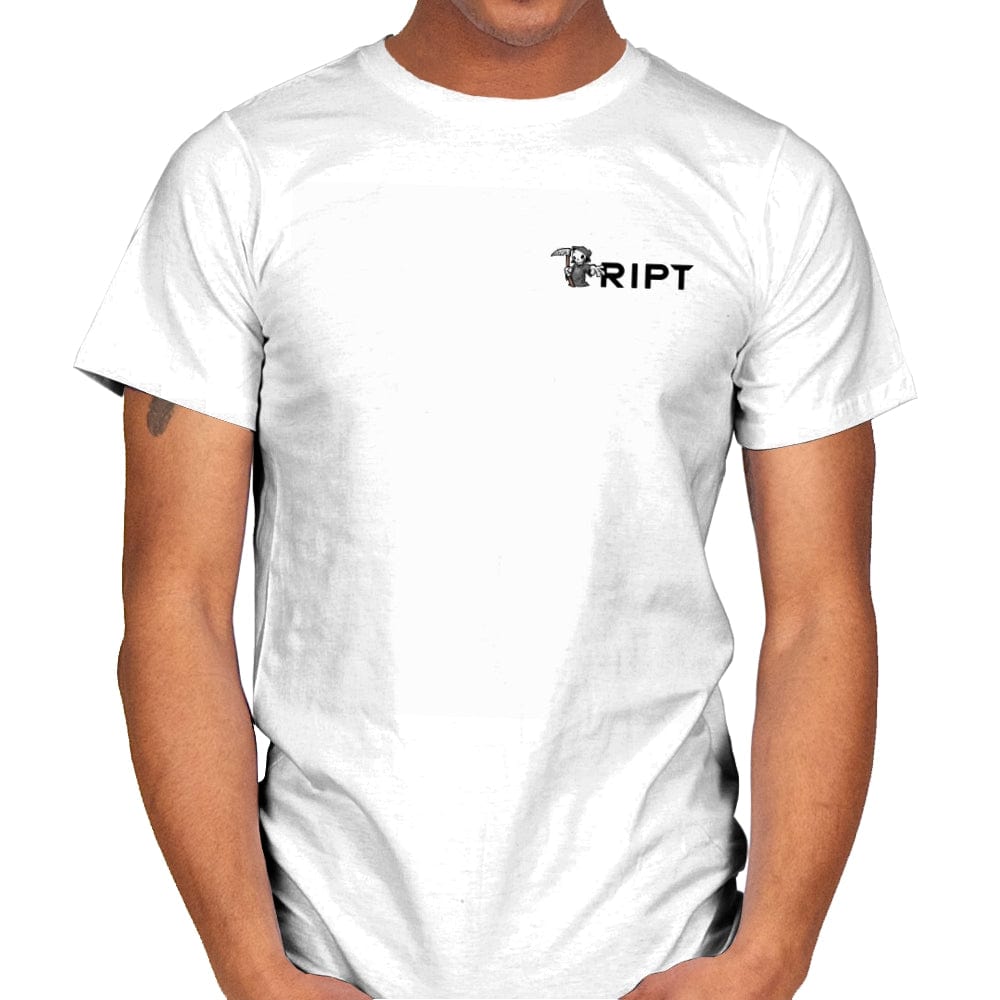 RIPT Reaper Chest Logo - Mens T-Shirts RIPT Apparel Small / White