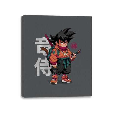 Samurai Dragon - Canvas Wraps Canvas Wraps RIPT Apparel 11x14 / Charcoal