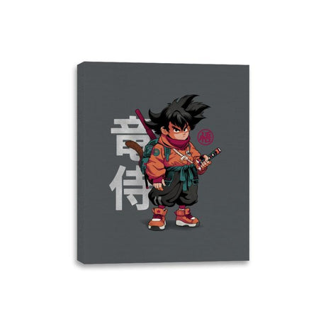 Samurai Dragon - Canvas Wraps Canvas Wraps RIPT Apparel 8x10 / Charcoal