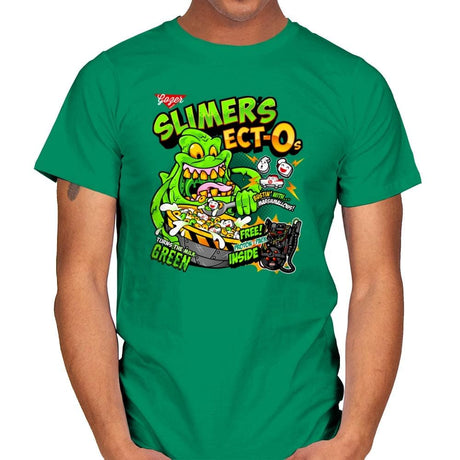 Slimer's Ect-O's Exclusive - Mens T-Shirts RIPT Apparel Small / Kelly Green