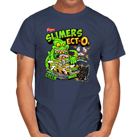 Slimer's Ect-O's Exclusive - Mens T-Shirts RIPT Apparel Small / Navy
