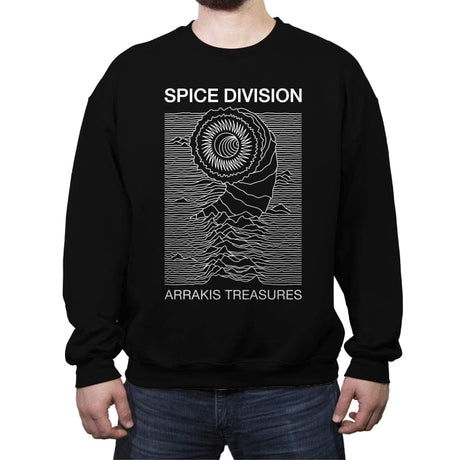 Spice Division - Crew Neck Sweatshirt Crew Neck Sweatshirt RIPT Apparel Small / Black