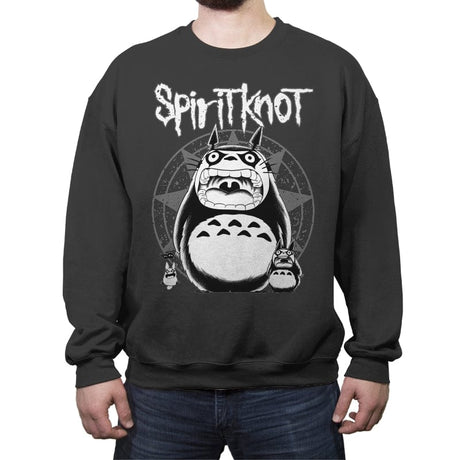 Spiritknot - Crew Neck Sweatshirt Crew Neck Sweatshirt RIPT Apparel Small / Charcoal