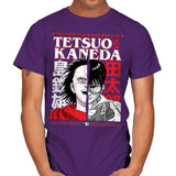 Tetsuo VS Kaneda - Mens T-Shirts RIPT Apparel Small / Purple