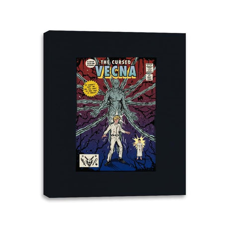 The Cursed Vecna - Canvas Wraps Canvas Wraps RIPT Apparel 11x14 / Black