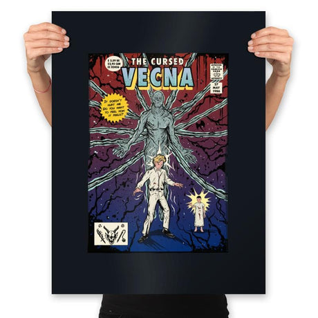 The Cursed Vecna - Prints Posters RIPT Apparel 18x24 / Black