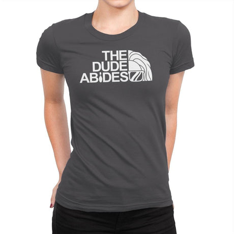 The Dude Face - Womens Premium T-Shirts RIPT Apparel Small / Heavy Metal