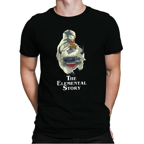 The Elemental Story  - Mens Premium T-Shirts RIPT Apparel Small / Black