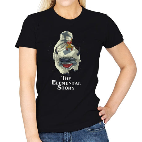 The Elemental Story  - Womens T-Shirts RIPT Apparel Small / Black