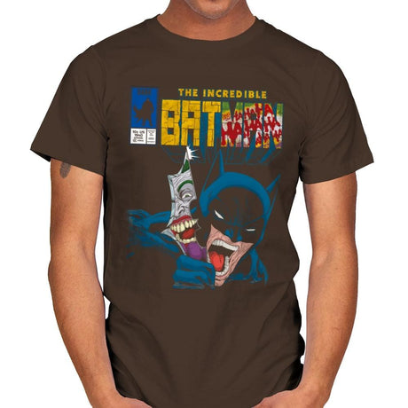 The Incredible Bat - Anytime - Mens T-Shirts RIPT Apparel Small / Dark Chocolate