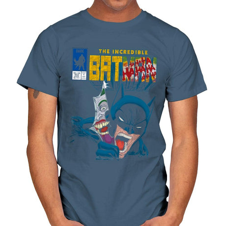The Incredible Bat - Anytime - Mens T-Shirts RIPT Apparel Small / Indigo Blue