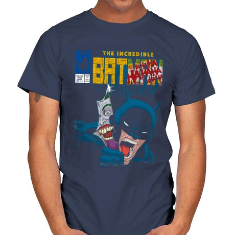 The Incredible Bat - Anytime - Mens T-Shirts RIPT Apparel Small / Navy