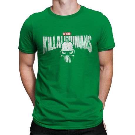 The Metal Punisher - Mens Premium T-Shirts RIPT Apparel Small / Kelly