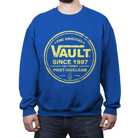 The Original Vault - Crew Neck Sweatshirt Crew Neck Sweatshirt RIPT Apparel Small / Royal