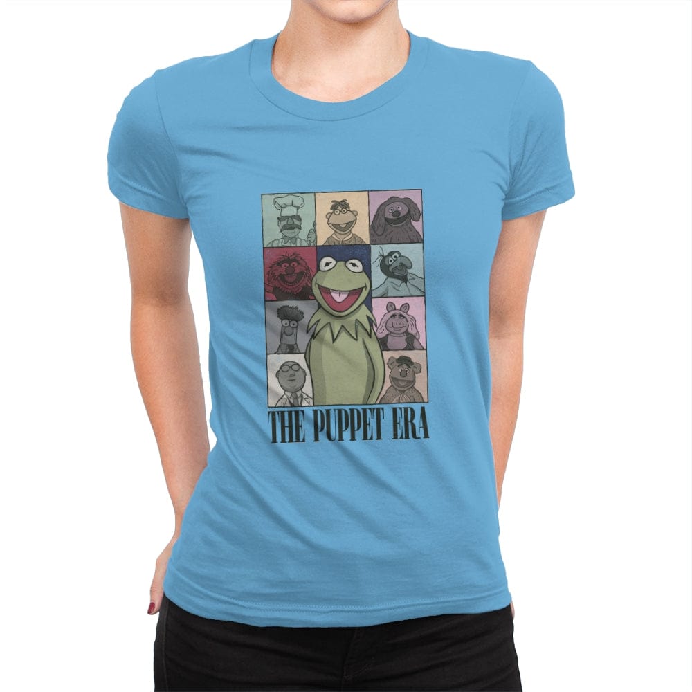 The Puppet Era - Womens Premium T-Shirts RIPT Apparel Small / Turquoise