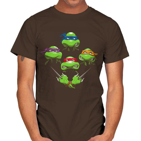 Turtle Rhapsody - Best Seller - Mens T-Shirts RIPT Apparel Small / Dark Chocolate