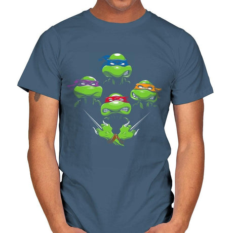 Turtle Rhapsody - Best Seller - Mens T-Shirts RIPT Apparel Small / Indigo Blue