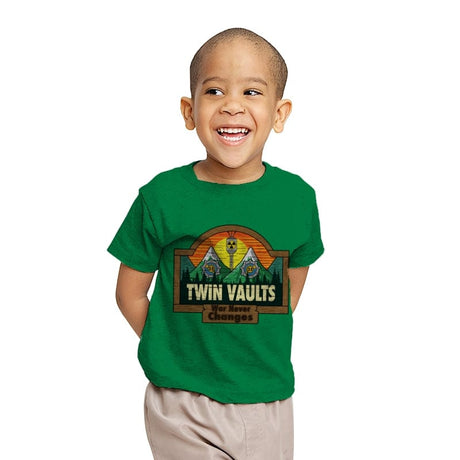 Twin Vaults - Youth T-Shirts RIPT Apparel X-small / Kelly