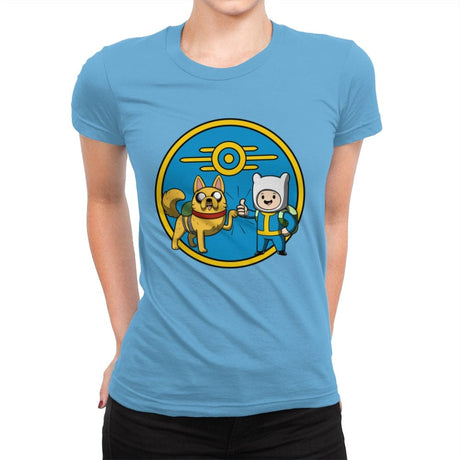 Wasteland Time - Womens Premium T-Shirts RIPT Apparel Small / Turquoise