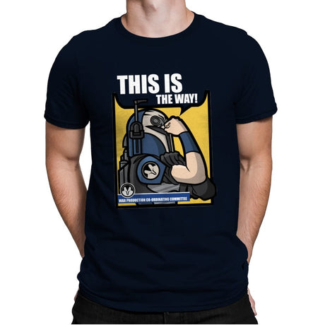 We Can Do It This Way - Mens Premium T-Shirts RIPT Apparel Small / Midnight Navy