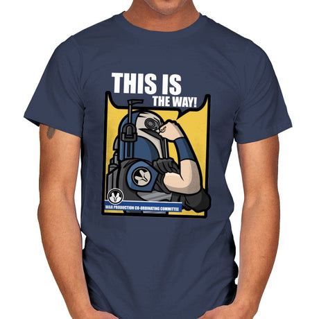 We Can Do It This Way - Mens T-Shirts RIPT Apparel Small / Navy