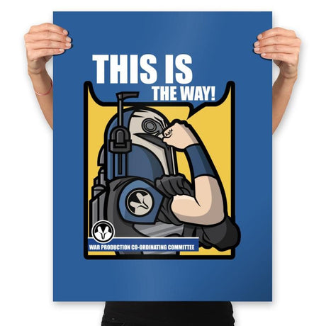 We Can Do It This Way - Prints Posters RIPT Apparel 18x24 / Royal