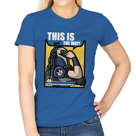 We Can Do It This Way - Womens T-Shirts RIPT Apparel Small / Royal