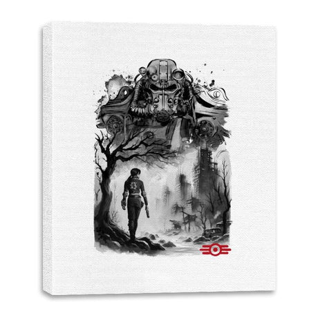 Welcome to the Wasteland - Canvas Wraps Canvas Wraps RIPT Apparel 16x20 / White