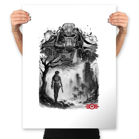 Welcome to the Wasteland - Prints Posters RIPT Apparel 18x24 / White