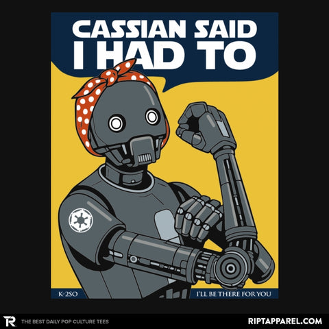 Cassian said I had to - Collection Image - RIPT Apparel