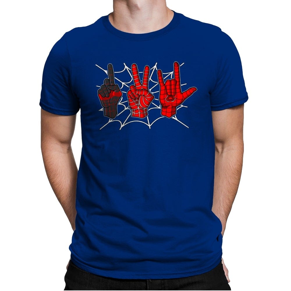 1,2,3 Spiders - Mens Premium T-Shirts RIPT Apparel Small / Royal