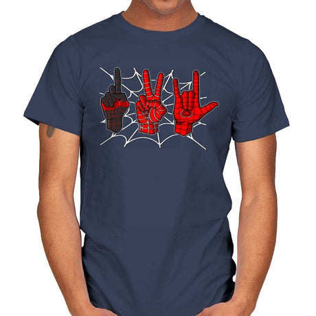 1,2,3 Spiders - Mens T-Shirts RIPT Apparel Small / Navy