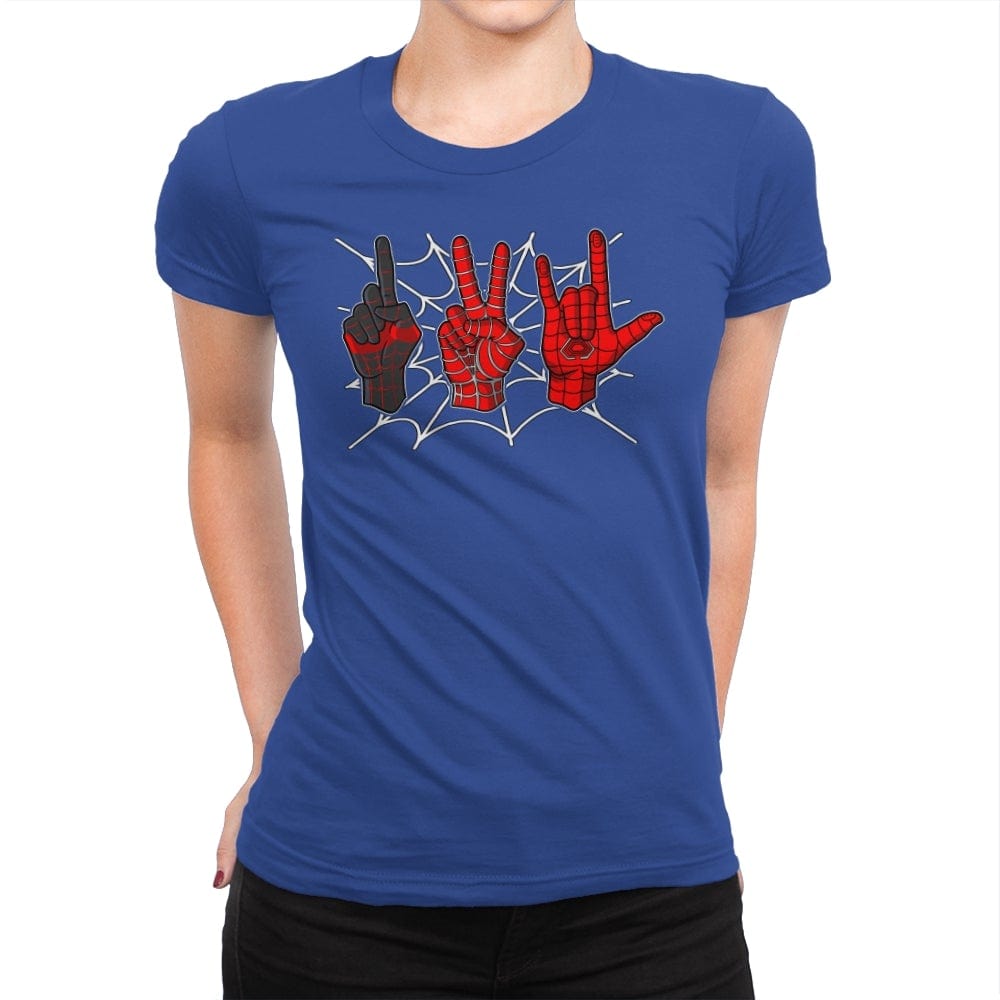 1,2,3 Spiders - Womens Premium T-Shirts RIPT Apparel Small / Royal