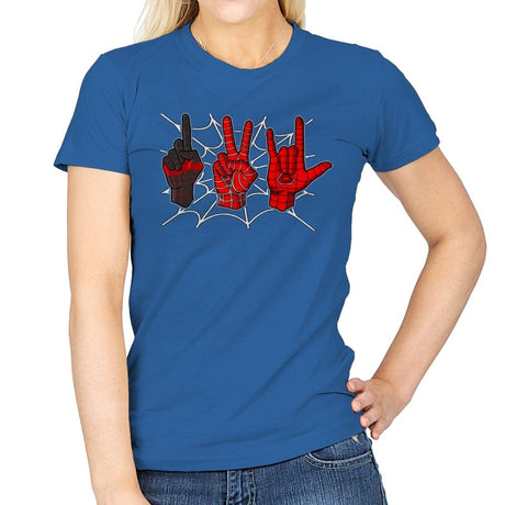 1,2,3 Spiders - Womens T-Shirts RIPT Apparel Small / Royal
