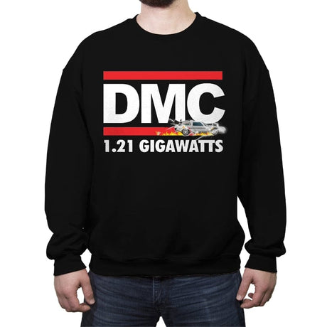 1.21 Gigawatts - Crew Neck Sweatshirt Crew Neck Sweatshirt RIPT Apparel Small / Black