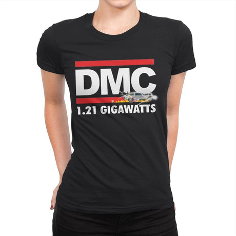 1.21 Gigawatts - Womens Premium T-Shirts RIPT Apparel Small / Black