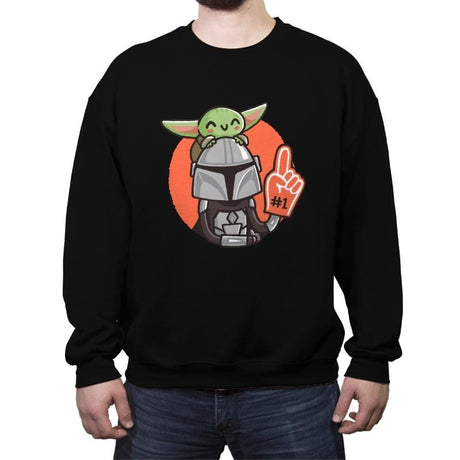 #1 Dad II - Crew Neck Sweatshirt Crew Neck Sweatshirt RIPT Apparel Small / Black