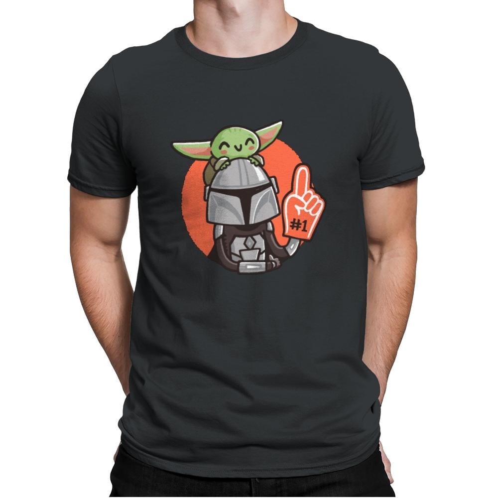 #1 Dad II - Mens Premium T-Shirts RIPT Apparel Small / Heavy Metal
