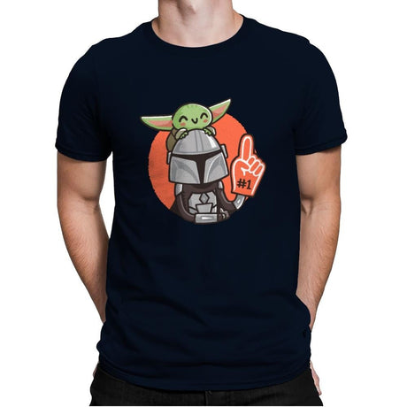 #1 Dad II - Mens Premium T-Shirts RIPT Apparel Small / Midnight Navy